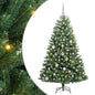 JUNG Vida Künstlicher klappbarer Weihnachtsbaum mit 150 LEDs Grün 150 cm