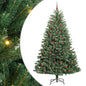 JUNG Vida Künstlicher klappbarer Weihnachtsbaum mit 300 LEDs Grün 210 cm