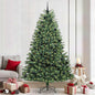 JUNG Vida Künstlicher klappbarer Weihnachtsbaum mit 300 LEDs Grün 240 cm