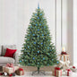 JUNG Vida Künstlicher klappbarer Weihnachtsbaum mit 300 LEDs Grün 240 cm