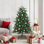 JUNG Vida Künstlicher Weihnachtsbaum mit 150 LEDs mit Ständer Grün 150 cm