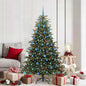 JUNG Vida Künstlicher Weihnachtsbaum mit 300 LEDs mit Ständer Grün 180 cm