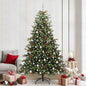 JUNG Vida Künstlicher Weihnachtsbaum mit 300 LEDs mit Ständer Grün 240 cm