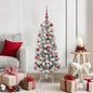 JUNG Vida Künstlicher klappbarer Weihnachtsbaum Grün und Weiß 120 cm