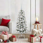 JUNG Vida Künstlicher klappbarer Weihnachtsbaum Grün und Weiß 120 cm