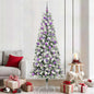 JUNG Vida Künstlicher klappbarer Weihnachtsbaum Grün und Weiß 210 cm