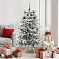 JUNG Vida Künstlicher klappbarer Weihnachtsbaum Weiß 150 cm PE und PVC