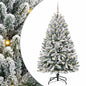 JUNG Vida Künstlicher Weihnachtsbaum Grün und Weiß 150 cm PVC und Metall