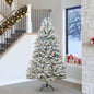 JUNG Vida Künstlicher Weihnachtsbaum Grün und Weiß 240 cm PVC und Metall