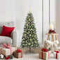 JUNG Vida Künstlicher Weihnachtsbaum mit 150 LEDs mit Ständer Grün 120 cm