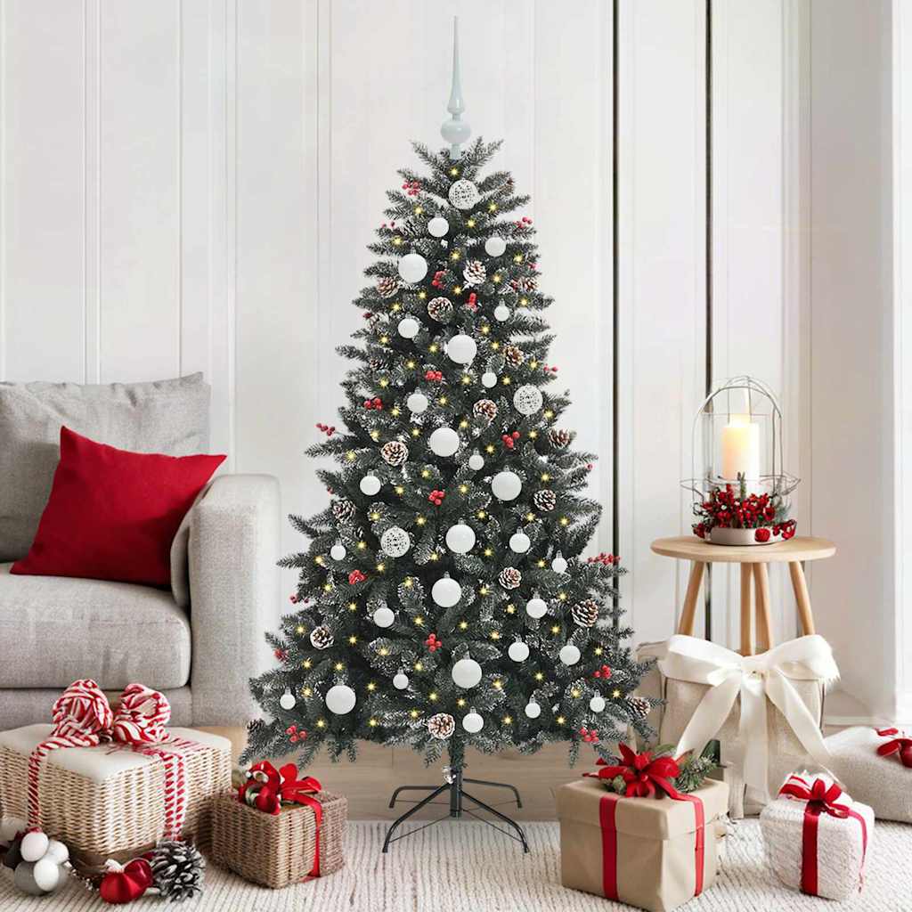 JUNG Vida Künstlicher Weihnachtsbaum Grün 150 cm PVC, Plastik und Stahl