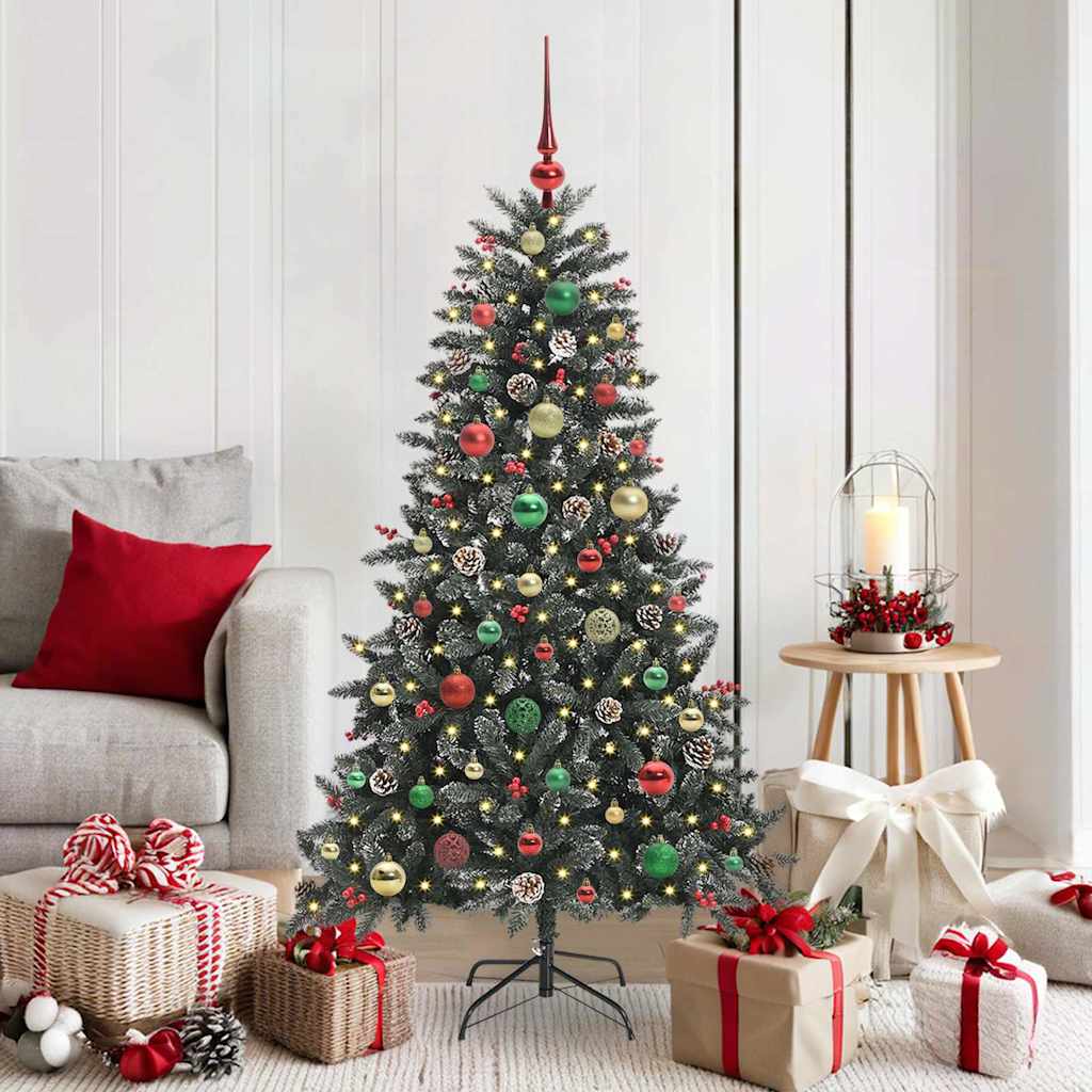 JUNG Vida Künstlicher Weihnachtsbaum Grün 150 cm PVC, Plastik und Stahl
