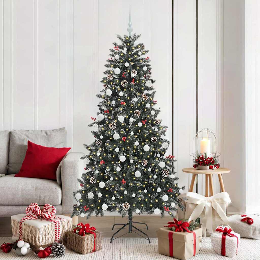 JUNG Vida Künstlicher Weihnachtsbaum Grün 180 cm PVC, Plastik und Stahl