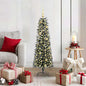 JUNG Vida Künstlicher Weihnachtsbaum mit 150 LEDs mit Ständer Grün 120 cm
