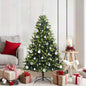 JUNG Vida Künstlicher geflammter Weihnachtsbaum 150 LEDs Grün 150 cm