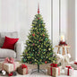 JUNG Vida Künstlicher geflammter Weihnachtsbaum 150 LEDs Grün 150 cm