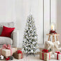 JUNG Vida Künstlicher Weihnachtsbaum mit 150 LEDs mit Ständer Weiß 120 cm