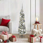 JUNG Vida Künstlicher Weihnachtsbaum mit 150 LEDs mit Ständer Weiß 120 cm