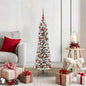 JUNG Vida Künstlicher Weihnachtsbaum mit 150 LEDs mit Ständer Weiß 120 cm
