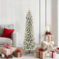 JUNG Vida Künstlicher Weihnachtsbaum mit 150 LEDs mit Ständer Weiß 150 cm