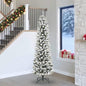 JUNG Vida Künstlicher Weihnachtsbaum mit 300 LEDs mit Ständer Weiß 240 cm