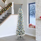 JUNG Vida Künstlicher Weihnachtsbaum mit 300 LEDs mit Ständer Weiß 240 cm
