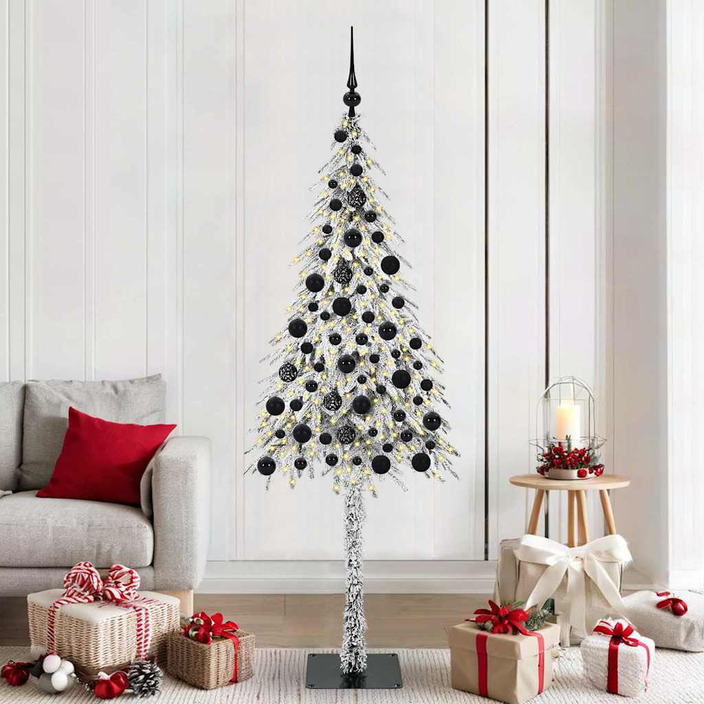 JUNG Vida Weihnachtsbaum mit 300 LEDs Weiß 180 cm PE und Stahl