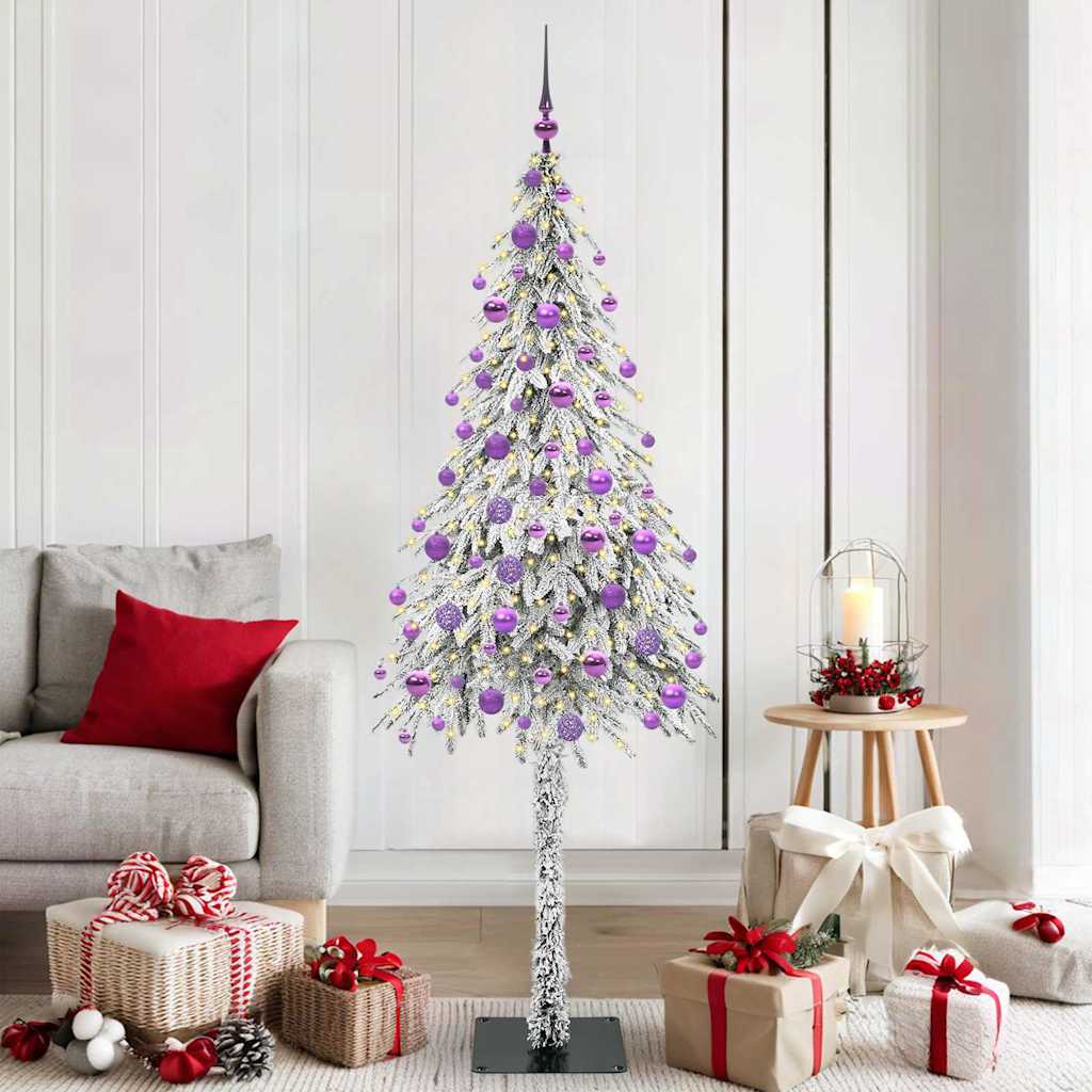 JUNG Vida Weihnachtsbaum mit 300 LEDs Weiß 180 cm PE und Stahl