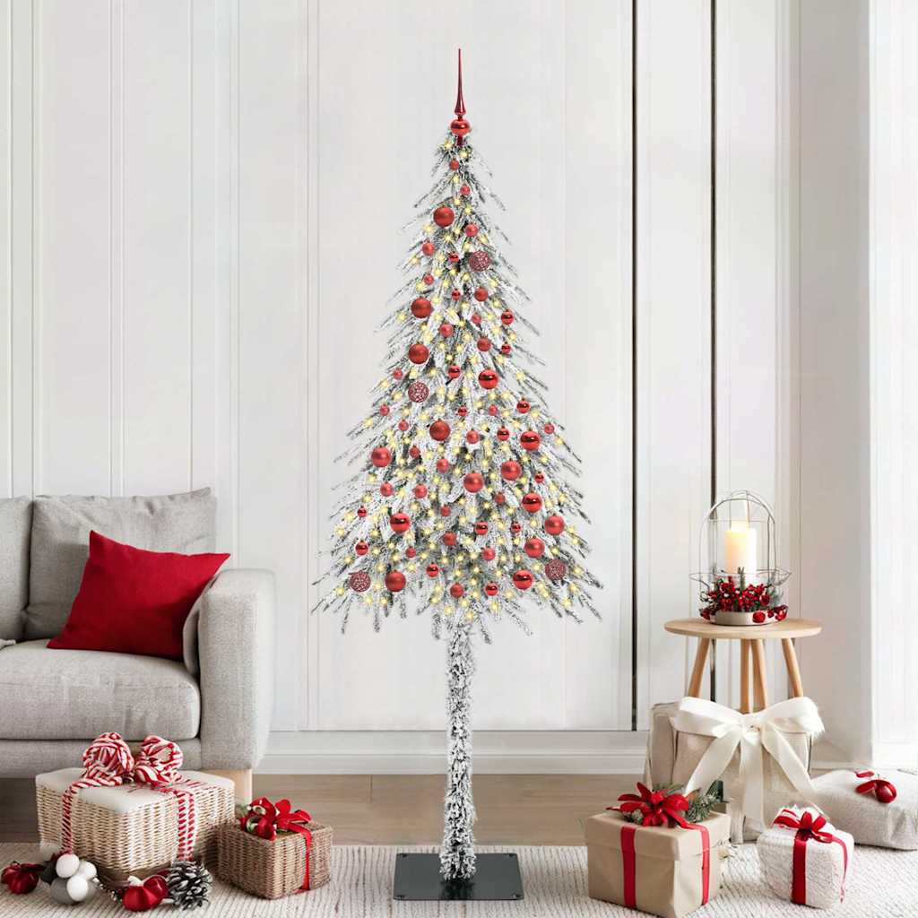 JUNG Vida Weihnachtsbaum mit 300 LEDs Weiß 210 cm PE und Stahl