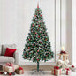 JUNG Vida Künstlicher Weihnachtsbaum mit 300 LEDs mit Ständer Grün 240 cm
