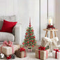 JUNG Vida Weihnachtsbaum mit 150 LEDs mit Ständer Grün 65 cm PE