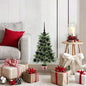 JUNG Vida Weihnachtsbaum mit 150 LEDs mit Ständer Grün 65 cm PE