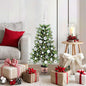 JUNG Vida Weihnachtsbaum mit 150 LEDs mit Ständer Grün 90 cm PE
