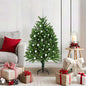 JUNG Vida Weihnachtsbaum mit 150 LEDs mit Ständer Grün 120 cm PE
