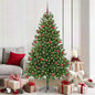 JUNG Vida Weihnachtsbaum mit 300 LEDs mit Ständer Grün 180 cm PE