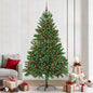 JUNG Vida Weihnachtsbaum mit 300 LEDs mit Ständer Grün 210 cm PE