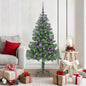 JUNG Vida Weihnachtsbaum mit 150 LEDs mit Ständer Grün 150 cm PVC