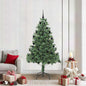 JUNG Vida Weihnachtsbaum mit 300 LEDs mit Ständer Grün 210 cm PVC