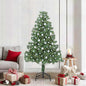 JUNG Vida Weihnachtsbaum mit 300 LEDs mit Ständer Grün 210 cm PVC