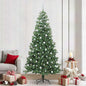 JUNG Vida Weihnachtsbaum mit 300 LEDs mit Ständer Grün 240 cm PVC