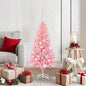 JUNG Vida Weihnachtsbaum mit 150 LEDs mit Ständer Rosa 120 cm PVC