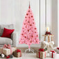 JUNG Vida Weihnachtsbaum mit 150 LEDs mit Ständer Rosa 150 cm PVC