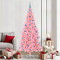 JUNG Vida Weihnachtsbaum mit 300 LEDs mit Ständer Rosa 210 cm PVC
