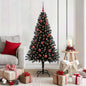 JUNG Vida Weihnachtsbaum mit 150 LEDs mit Ständer Schwarz 150 cm PVC