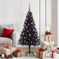 JUNG Vida Weihnachtsbaum mit 150 LEDs mit Ständer Schwarz 150 cm PVC