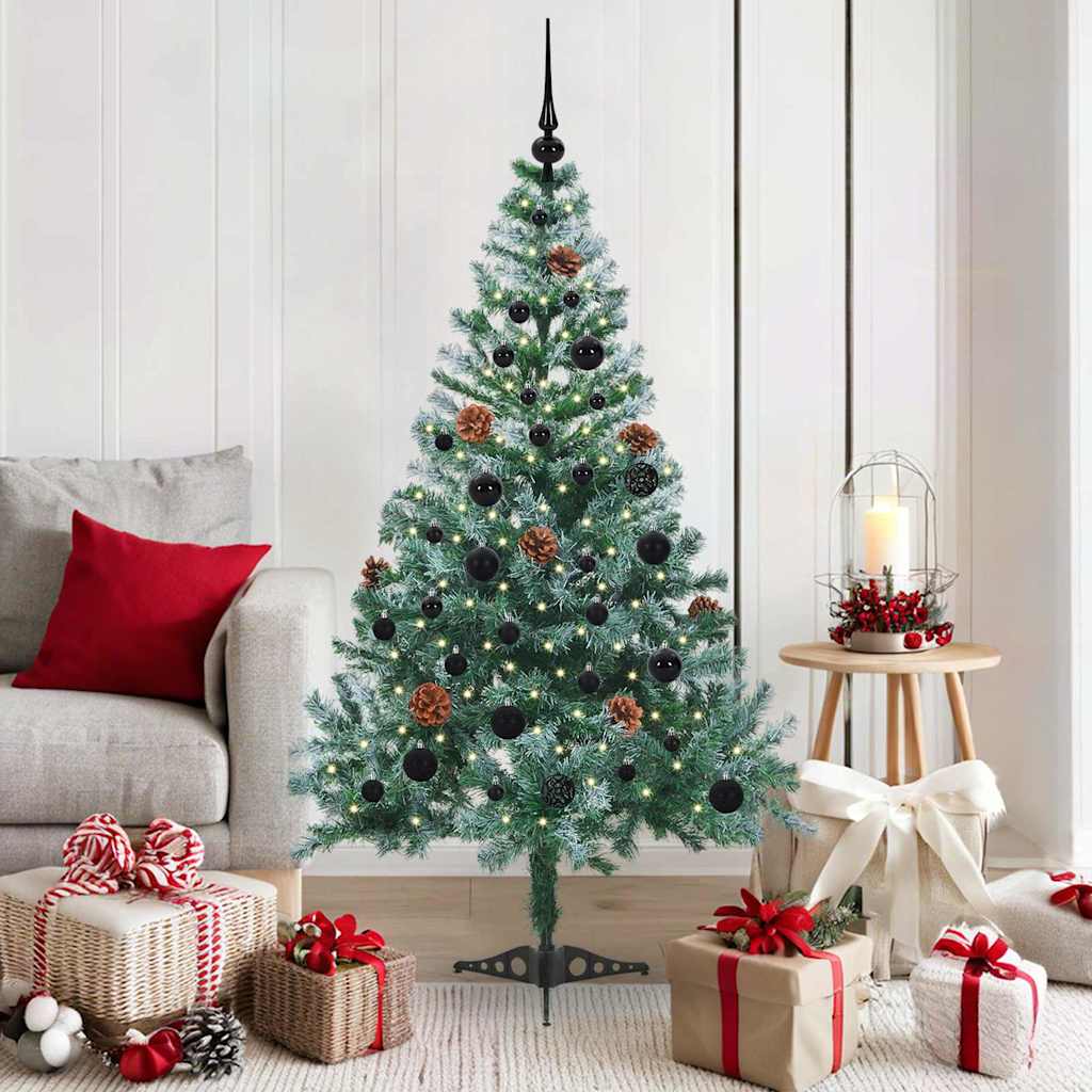 JUNG Vida Künstlicher Weihnachtsbaum Grün 150 cm PVC und Stahl