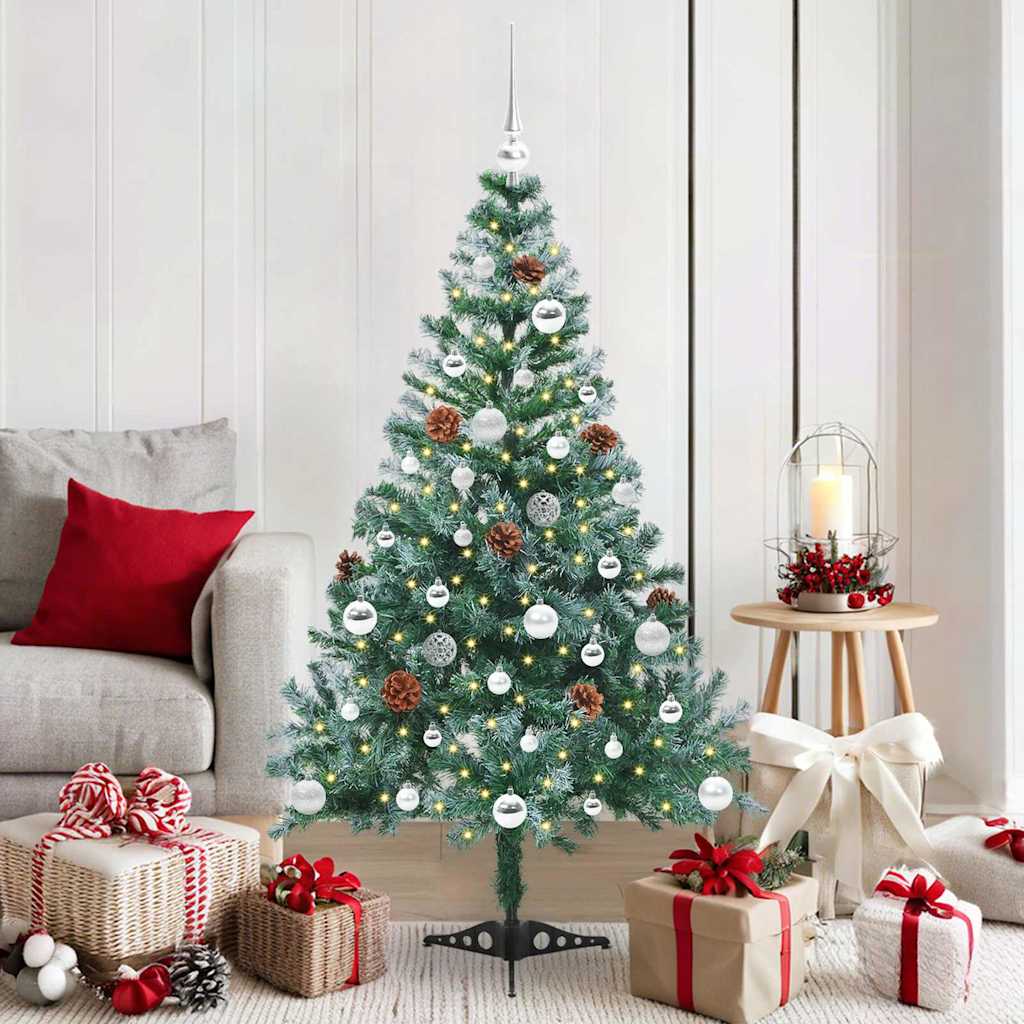 JUNG Vida Künstlicher Weihnachtsbaum Grün 150 cm PVC und Stahl