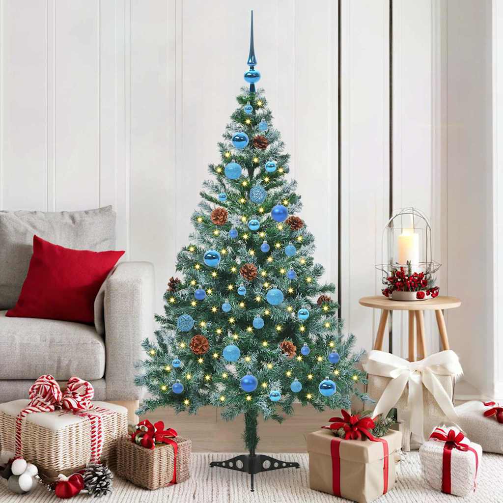 JUNG Vida Künstlicher Weihnachtsbaum Grün 150 cm PVC und Stahl