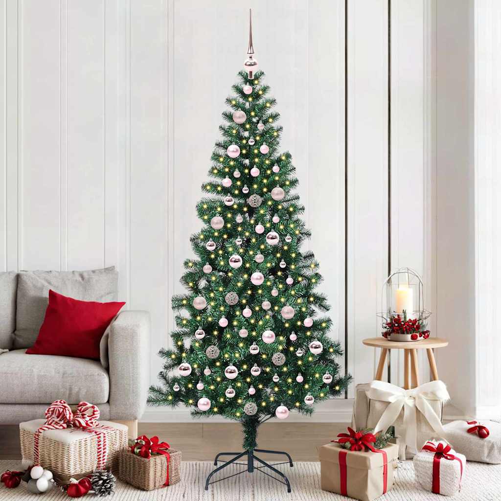 JUNG Vida Künstlicher vorbeleuchteter Weihnachtsbaum Grün 210 cm