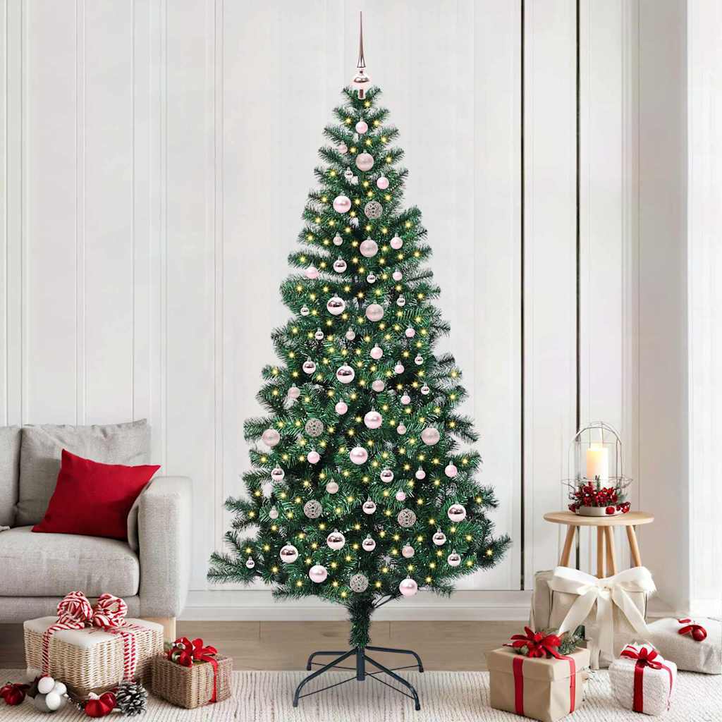 JUNG Vida Künstlicher vorbeleuchteter Weihnachtsbaum Grün 240 cm